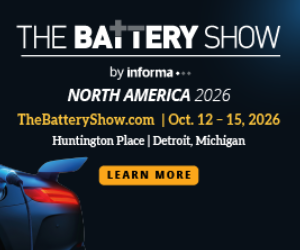 The Battery Show 15 Oct